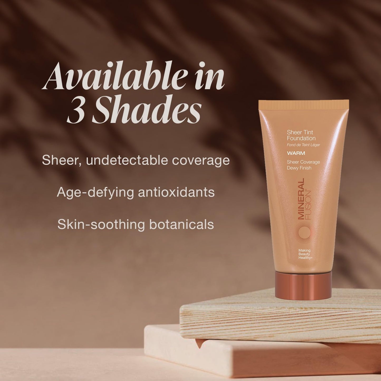 Mineral Fusion Sheer Tint Foundation, Olive, 1.8 Oz
