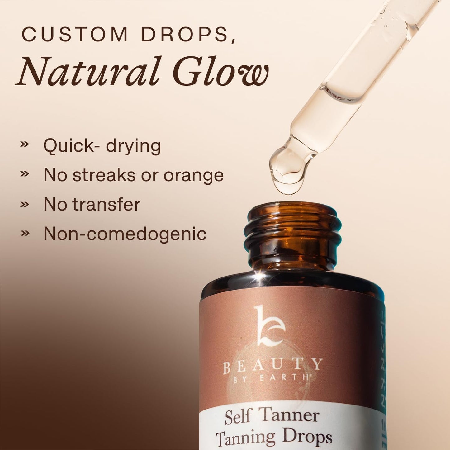 Self Tanning Drops - Face Self Tanner Drops Medium Color - Bronzer Drops - Self Tanner for Face - Self Tanner Face Tanner - Face Tanning Drops to Add to Moisturizer - Face Tan Drops - Bronzing Drops (1 Fl Oz (Pack of 1), Medium)
