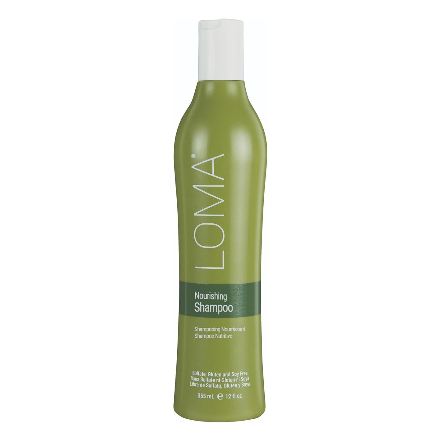 Loma Nourishing Shampoo - Hydrating Hair Care for All Hair Types | 12 Ounce
