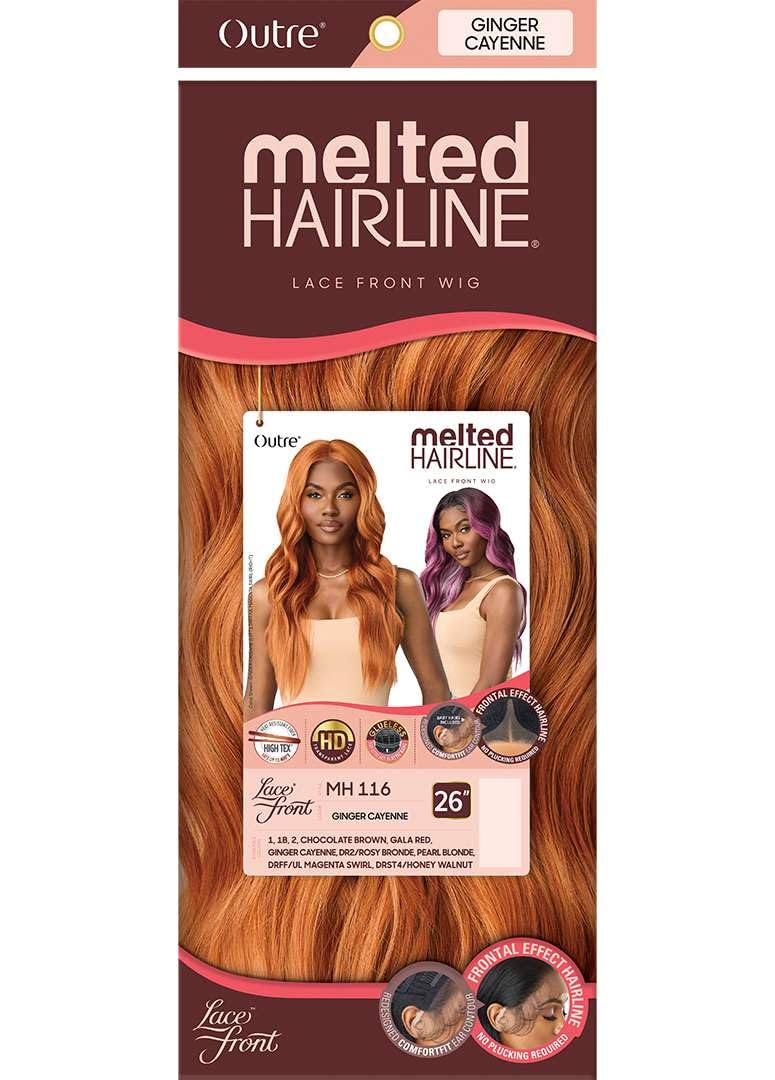 Outre Lace Front Wig - Melted Hairline - MH 116 (DARK BROWN 2)