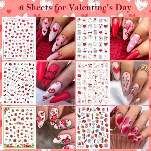 30 Sheets All Holiday Nail Stickers, Thanksgiving Independence Christmas Valentine's HalloweenDay Nail Art Decals Mixed All Season Set, Self-Adhesive Design Year-Round Manicure Decorations Supplies