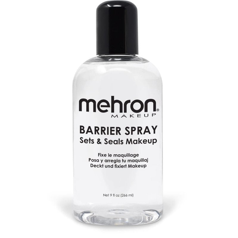 Mehron Makeup Barrier Spray | Setting Spray for Makeup | Make up Setting Spray for Face 9 fl oz (266 ml) | Made in the USA