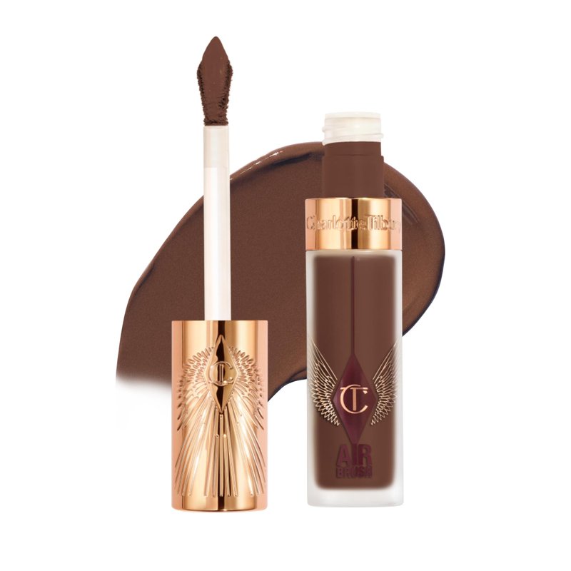 Charlotte Tilbury AIRbrush Flawless Blur Concealer - Concealer for Dark Circles, Blemishes & More - Hydrating, Full Coverage with a Natural Matte Finish - 16 Deep