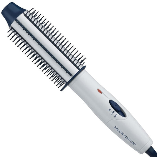 Hair Styling Brush Iron - Create Smooth 2nd Day Styles | 1.5-Inch Ceramic Barrel