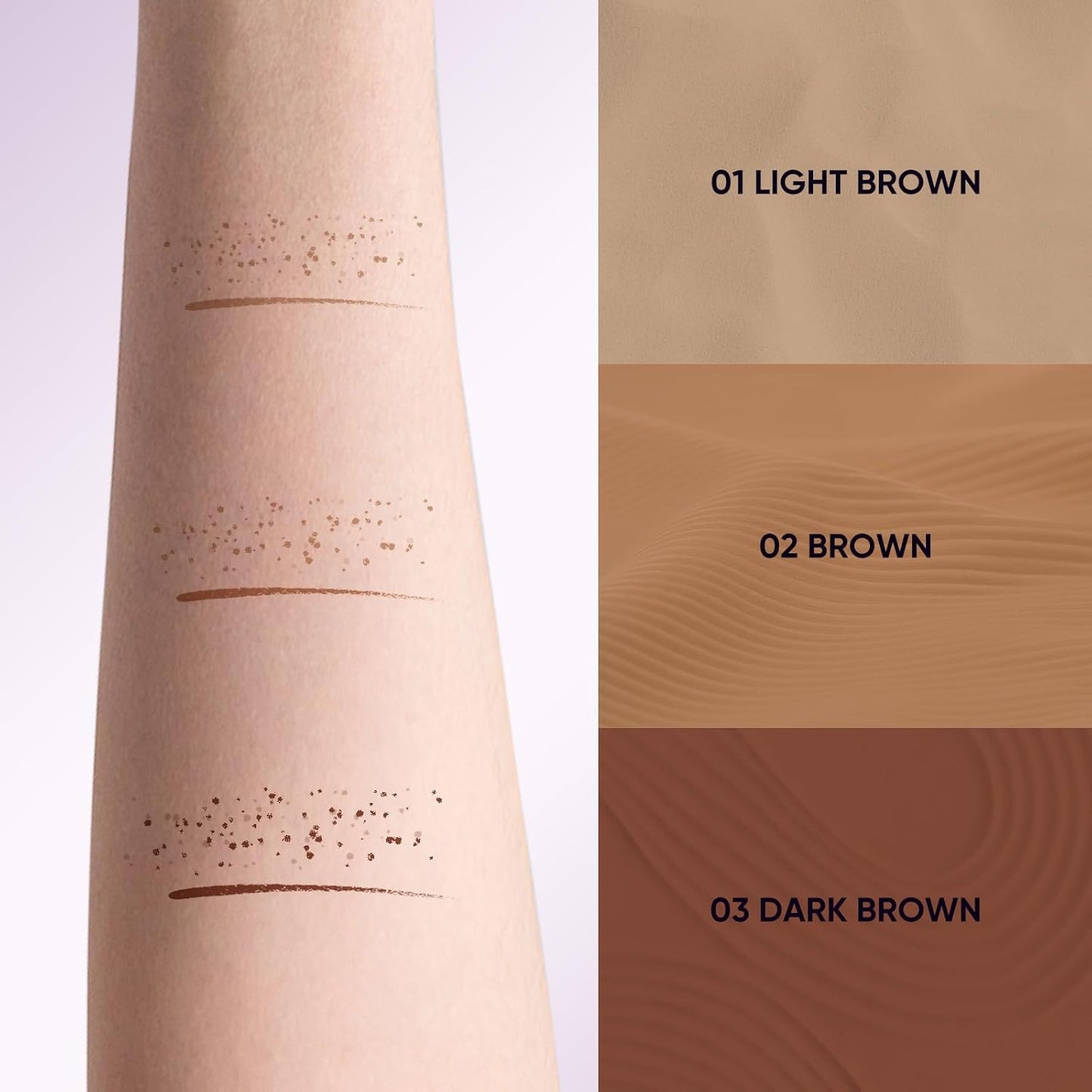 Dual Ended Freckle Pen - 2 in 1 Microblading & Eyebrow Makeup | Waterproof Natural Fake Freckles (02 Brown)