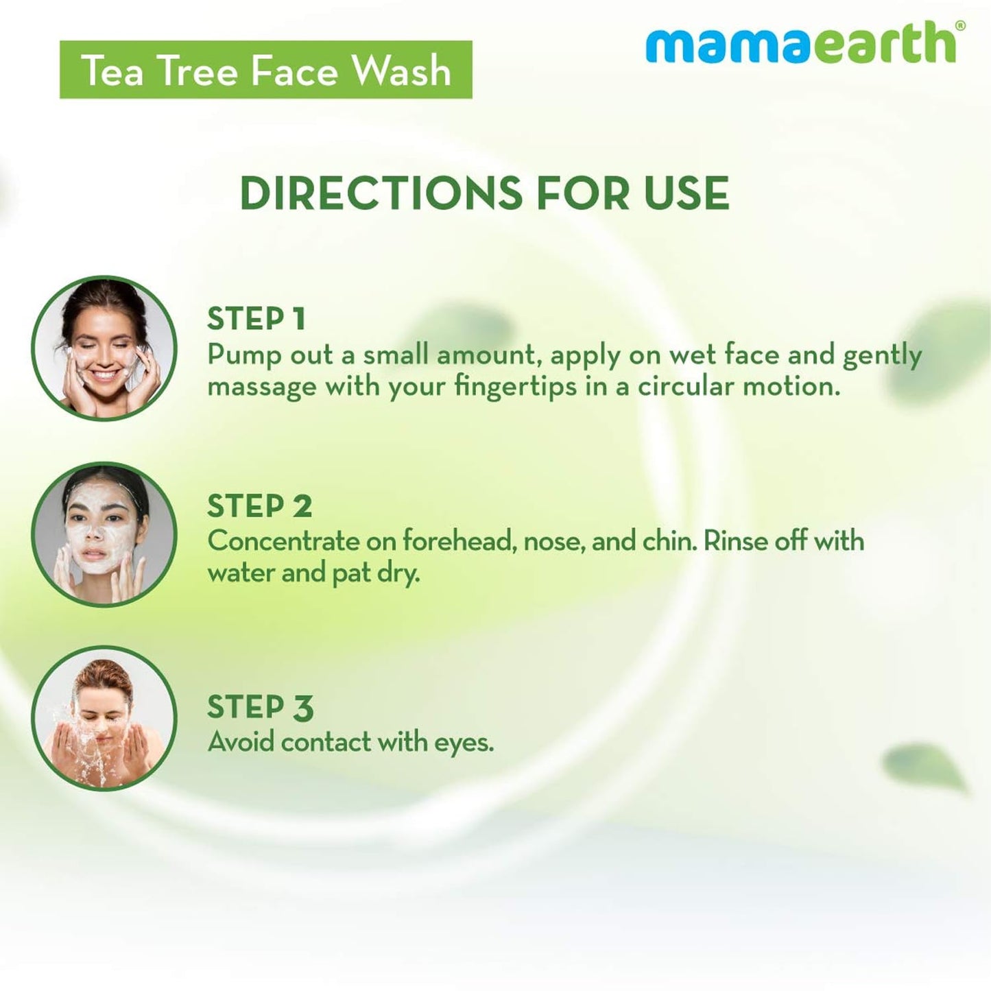 MAMAEARTH Tea Tree Face Wash with Tea Tree & Neem 8.45 Fl Oz (250ml)