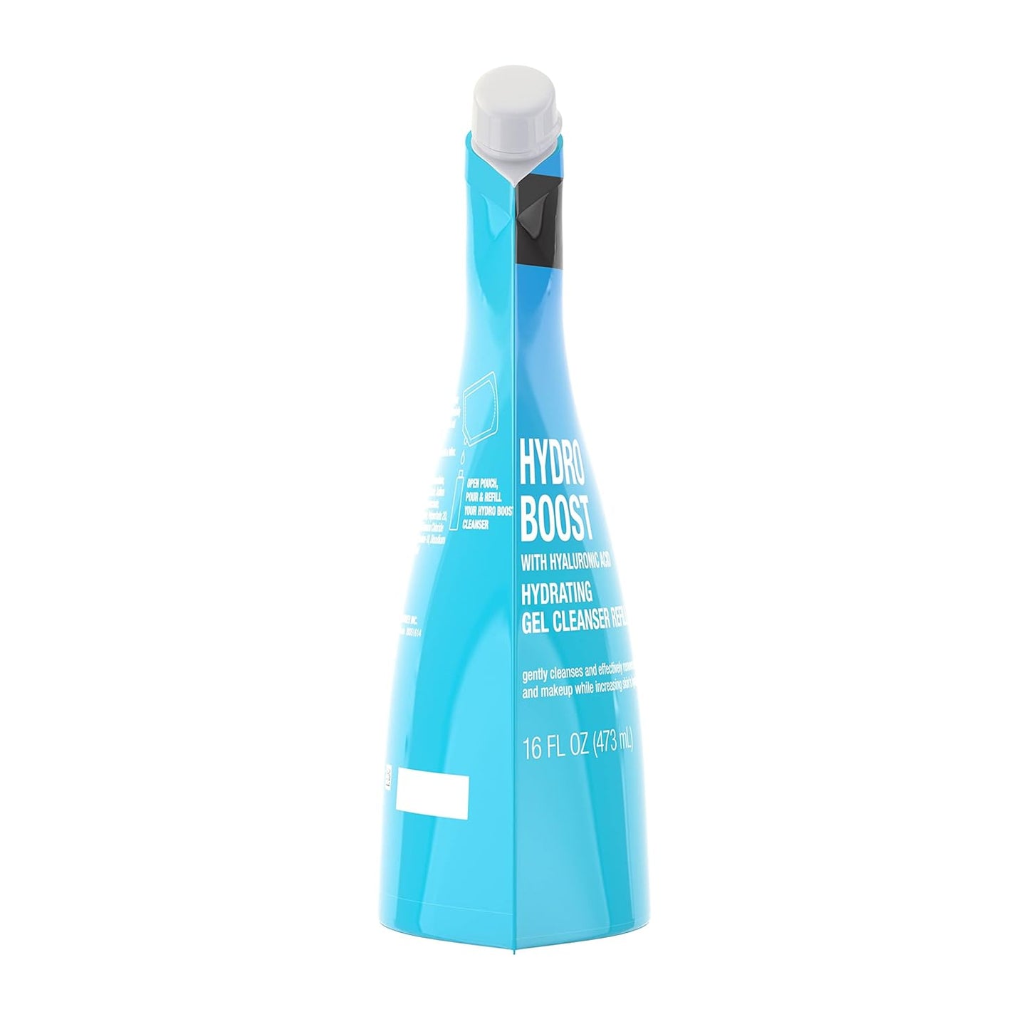 Neutrogena Hydro Boost Facial Cleansing Gel - Lightweight Hydrating Face Wash with Hyaluronic Acid | 16 fl. oz Refill Pouch