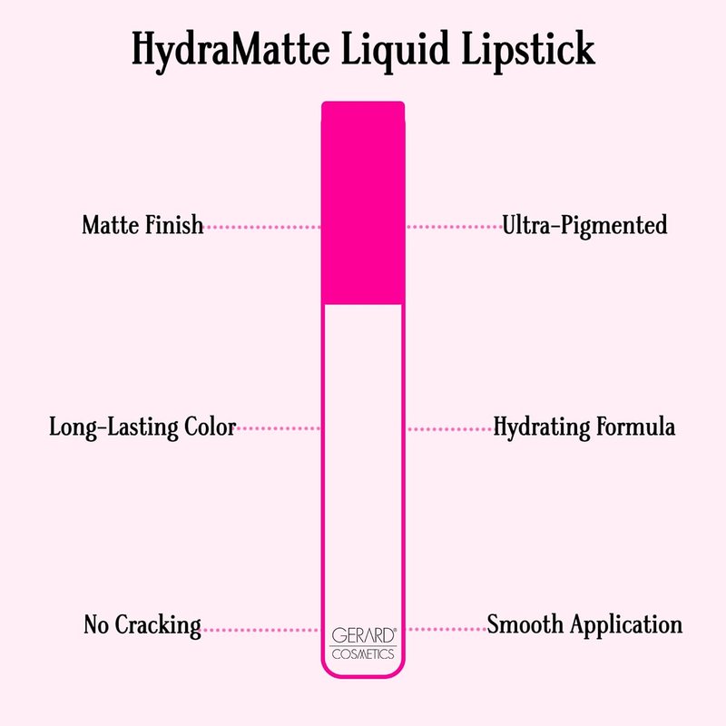 HydraMatte Liquid Lipstick - Bare It All Mauve | Long-Lasting, Non-Drying, Super Pigmented Formula