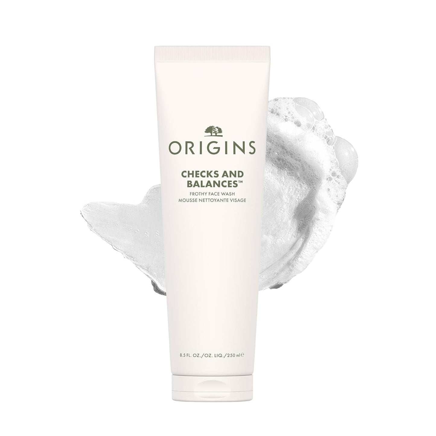 Foaming Facial Cleanser - Origins Checks and Balances Frothy Face Wash for All Skin Types | Gentle & Refreshing