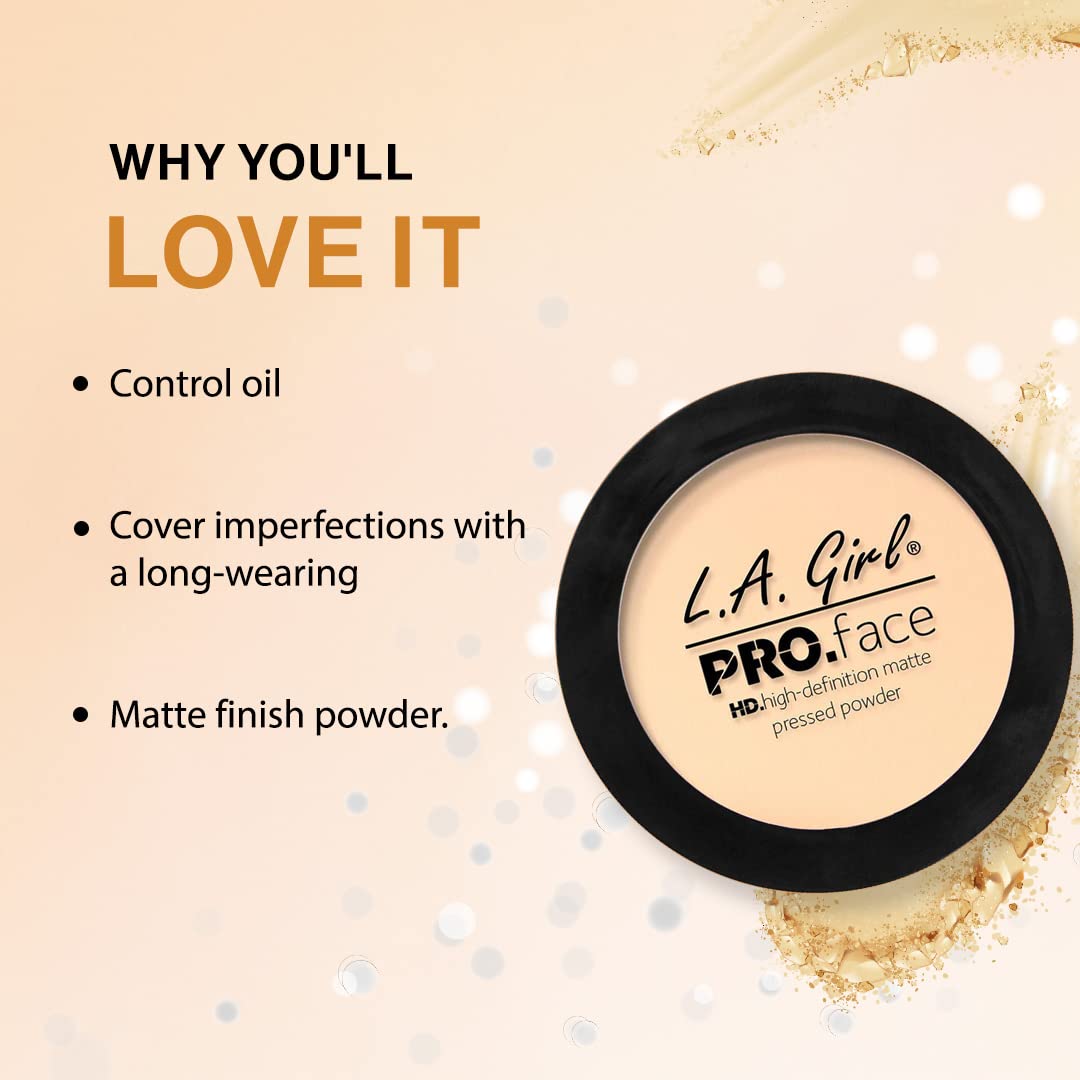L.A. Girl Pro.Face Matte Pressed Powder, Classic Tan GPP610
