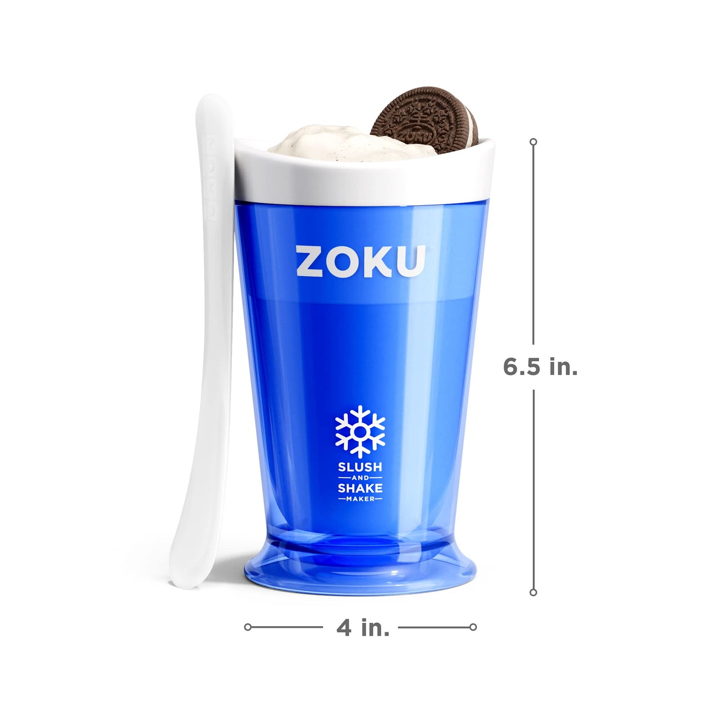Zoku Slushie Cup With Slush Spoon Freezer Core Single-Serve Cup, Unicorn