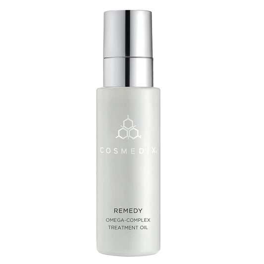 Cosmedix Remedy Omega-Complex Treatment Oil - with Antioxidants and Vitamin E - Hydrate to Nourish and Protect Skin - Fast-Absorbing, Non-Greasy Drop - Give Radiant Glow to Dull, Dry Surfaces - 1 oz