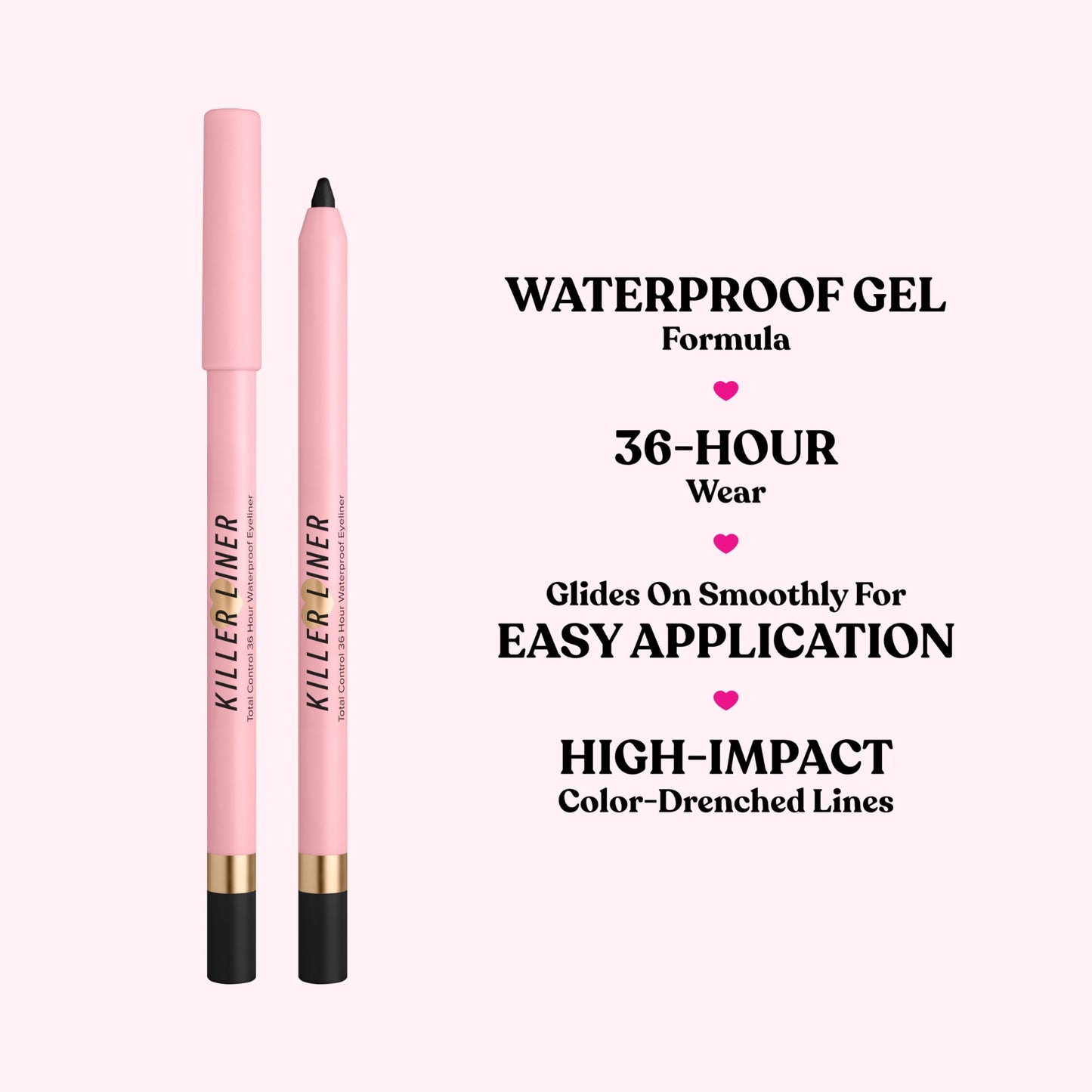 Too Faced Killer Liner 36-Hour Gel Eyeliner Pencil | Long Lasting, Waterproof, Non-Flaking Eyeliner Pencil, 0.04 Ounce, Sapphire