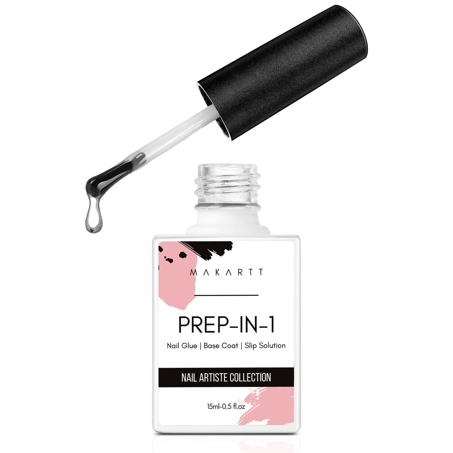 Makartt Nail Primer Natural Nail Dehydrator and Primer for Acrylic Nails Gel Polish Bundle 3 in 1 Nail Glue Gel for Fake Nails(Curing Needed), Super Strong Acrylic Nails Glue