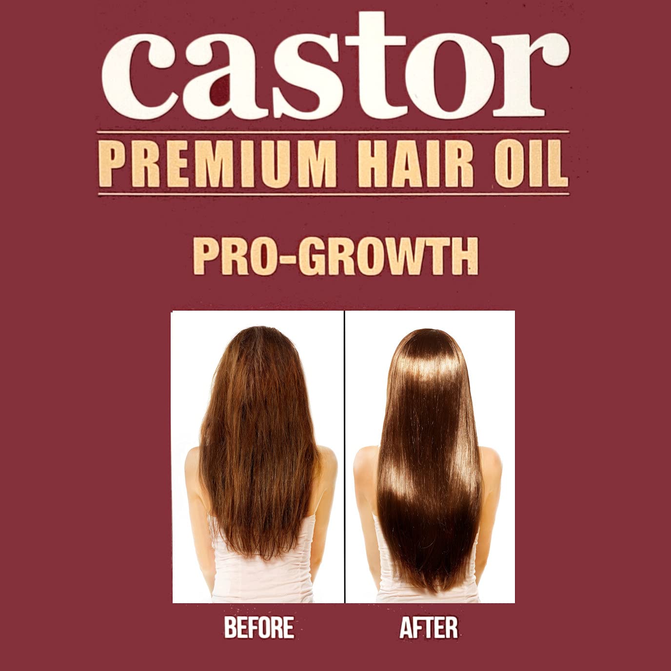 Difeel Castor Pro-Growth Hair Growth Set | Shampoo, Conditioner, Mask & Root Stimulator - 12 oz Each
