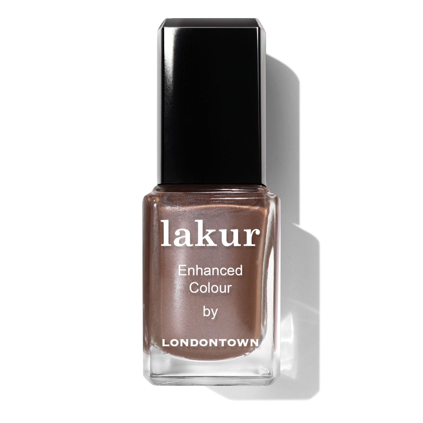 LONDONTOWN Lakur Nail Polish – Nude & Brown Shades, Long-Lasting, Streak-Free, Chip-Resistant | 21+ Free Non-Toxic Vegan Nail Color, Strengthens & Hydrates Nails, 0.4 Fl Oz