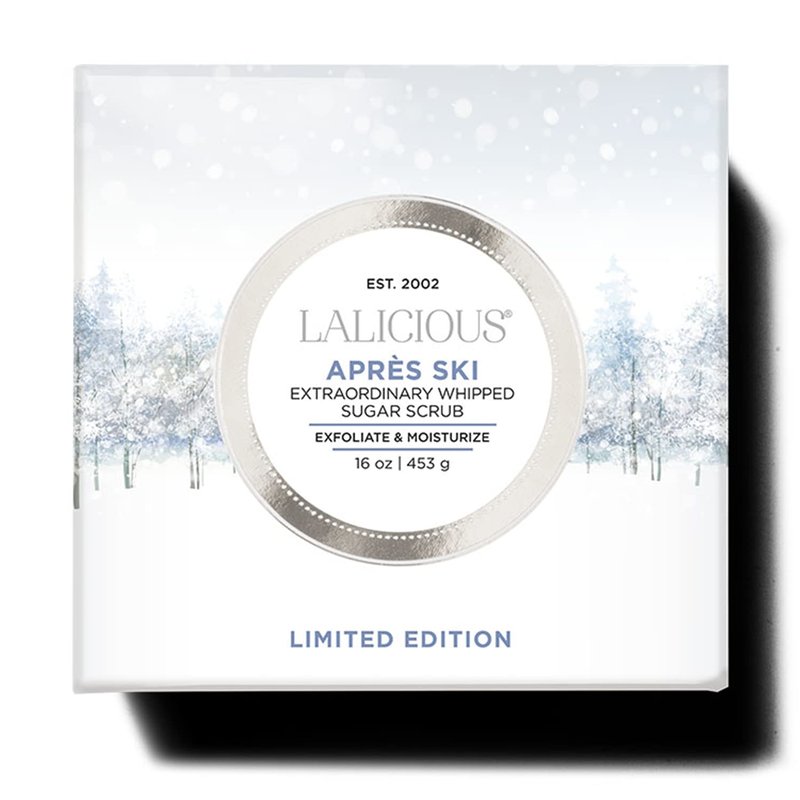 LaLicious Whipped Sugar Scrub - Exfoliating Body Scrub with Winter Spices & Citrus Peel | 16oz