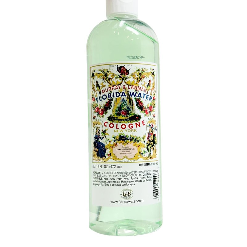 Lanman & Kemp Florida Water, 16 Fl Oz, Pack of 3, Floral Lemon Scent, Unisex