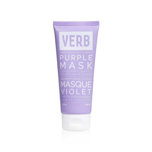 Verb Purple Hair Mask - Nourishing Treatment for Blonde & Silver Hair | 8 oz