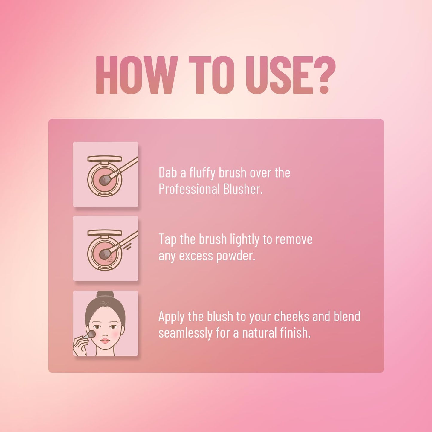 Swiss Beauty SB-802 Professional Blusher Baby Pink