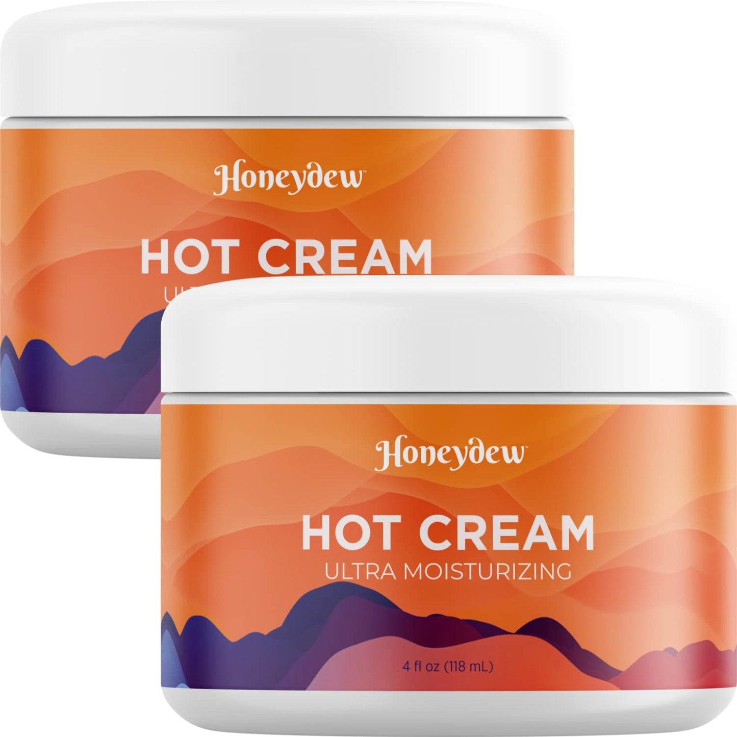 Anti Cellulite Cream and Massage Oil - Skin Firming Hot Cream Pack of 2 and Cellulite Oil for Men and Women with Essential Oils - Advanced Cellulite Massage Oil and Cream for Thighs and Butt