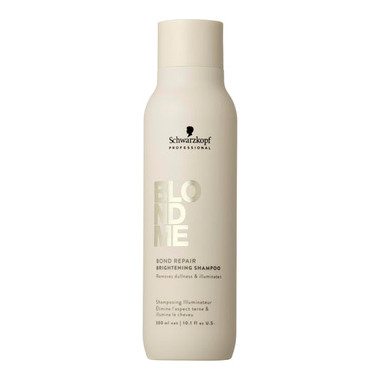 BlondMe Bond Repair Brightening Shampoo for Blonde Hair | Removes Build-Up and Impurities | Repairs, Hydrates, & Brightens Blonde, Lightened, & Grey Hair