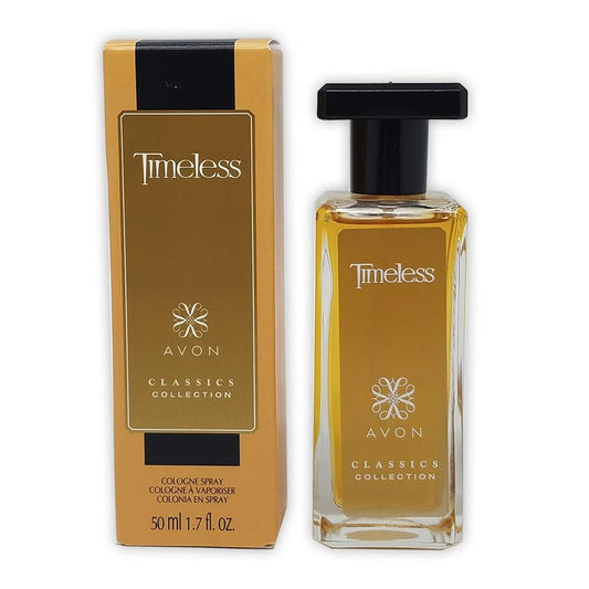 AVON Classics Timeless Cologne for Women & Men — Long-Lasting Floral Perfume with Bergamot, Jasmine & Patchouli — Sophisticated Clean Fragrance for All Occasions, 1.7 fl oz