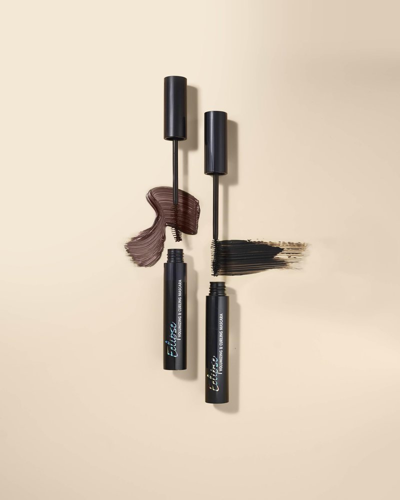 Lune+Aster Eclipse Volumizing & Curling Mascara - Brown - Volumizing & curling vegan tubular mascara that won't smudge, yet removes easily with warm water