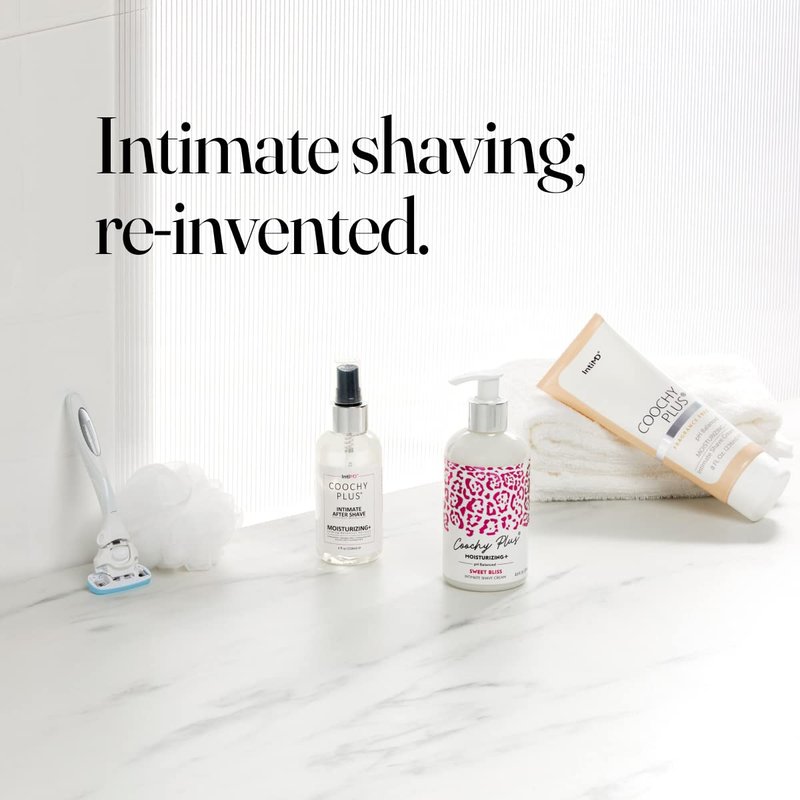 IntiMD COOCHY Intimate After Shave Moisturizer - Soothing Mist for Razor Burns & Ingrown Hairs | 2 Pack