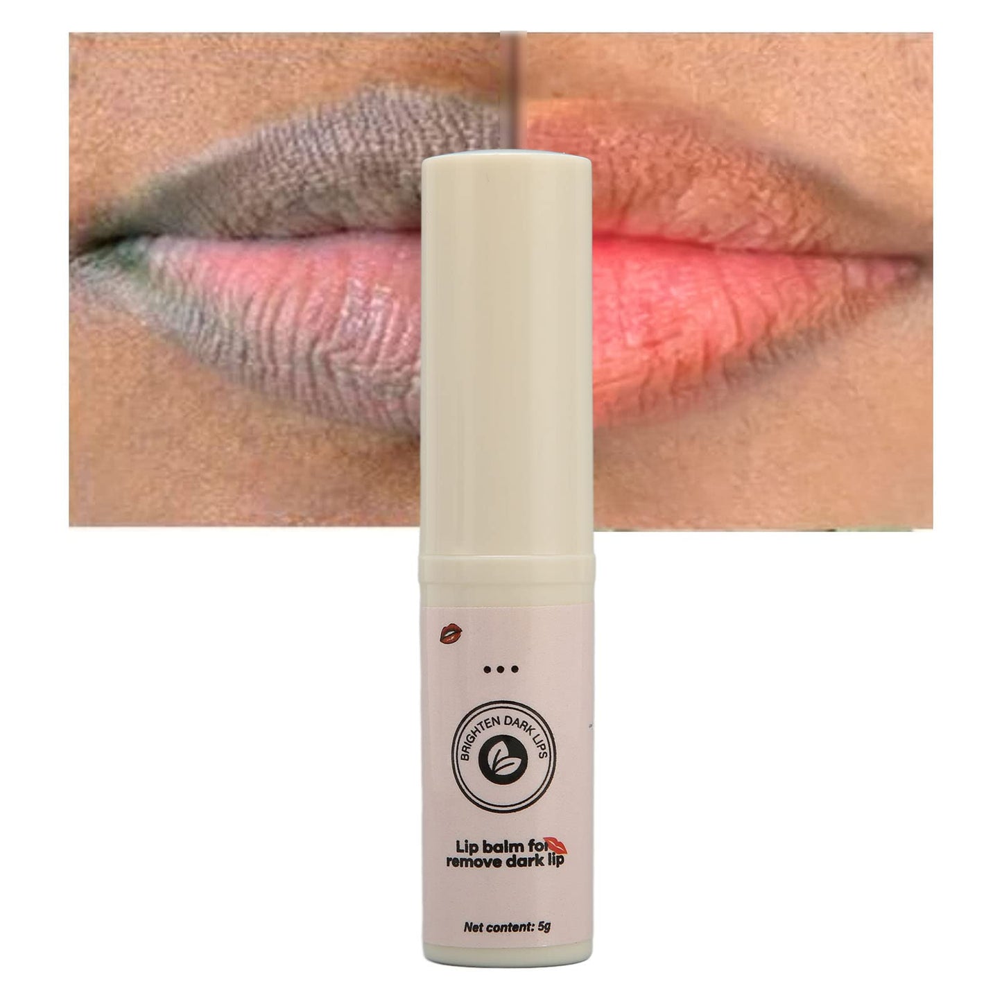 Overnight Lip Brightening Balm, Beeswax Moisturizer for Dark Lips Repair Care, Nighttime Lip Treatment Skincare Products