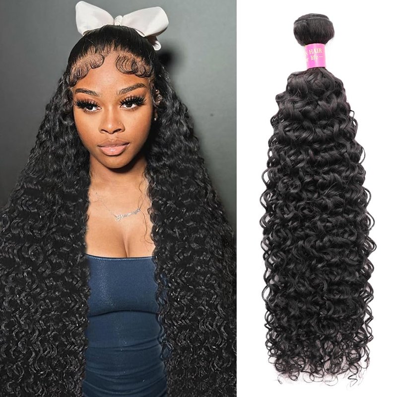 18 Inch 1 Bundles Human Hair Bundles Natural Black