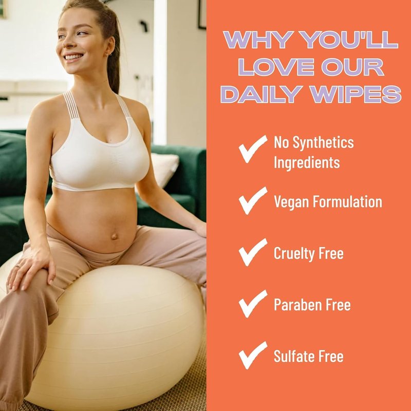 Witch Hazel Wipes and Bum Balm for Hemorrhoids Bundle, Complete Soothing Relief Kit, Gentle Daily Cleansing and Moisturizing for Sensitive Skin