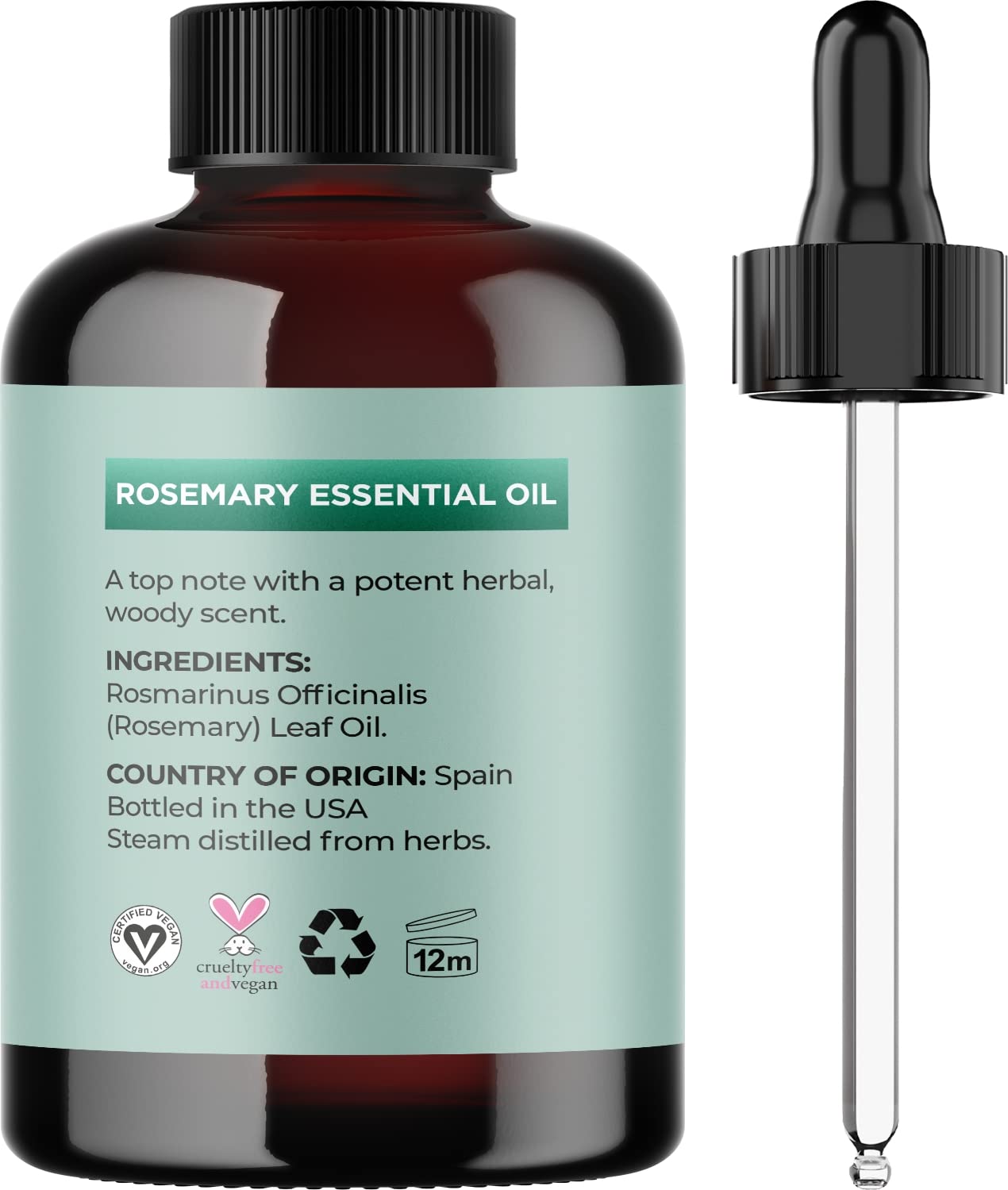 Rosemary and Pumpkin Seed Oils for Hair Growth - Pure Essential Rosemary Oil and Organic Pumpkin Oil Set for Men and Women