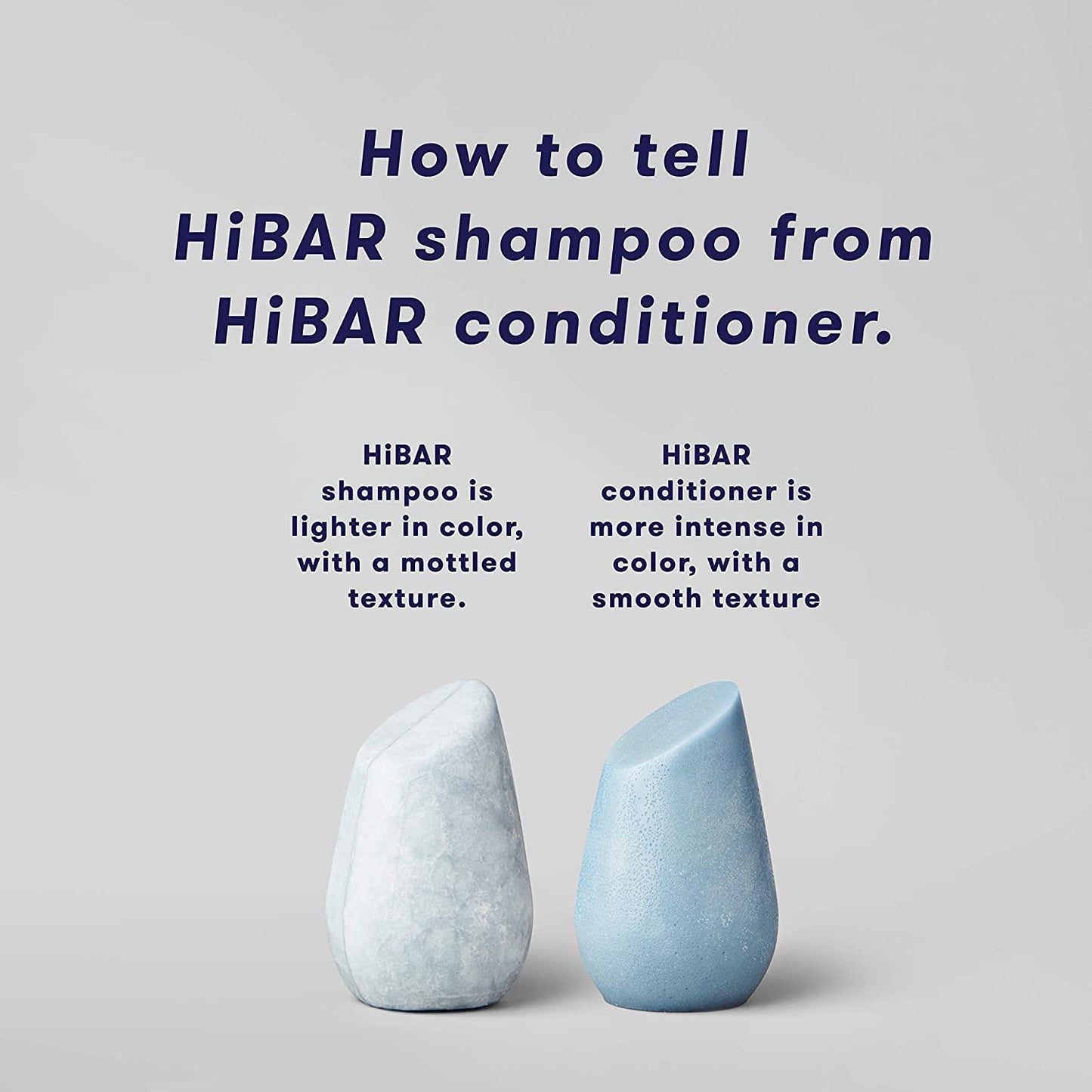 HiBAR - Moisturize Shampoo & Conditioner Set - For Dry, Frizzy Hair - Nourish & Hydrate -Coconut Oil, Cocoa Butter & Vitamin B5 -Plastic, Soap, Paraben & Sulfate-Free -Color Safe & Vegan -2 Solid Bars