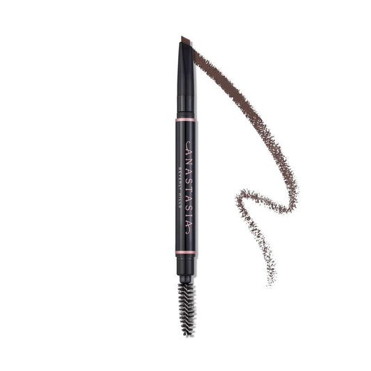 Anastasia Beverly Hills Brow Definer - 3-in-1 Triangular-Tipped Retractable Eyebrow Pencil with Spoolie - Multi-Functional Definer to Fill, Detail & Blend Brows - Auburn