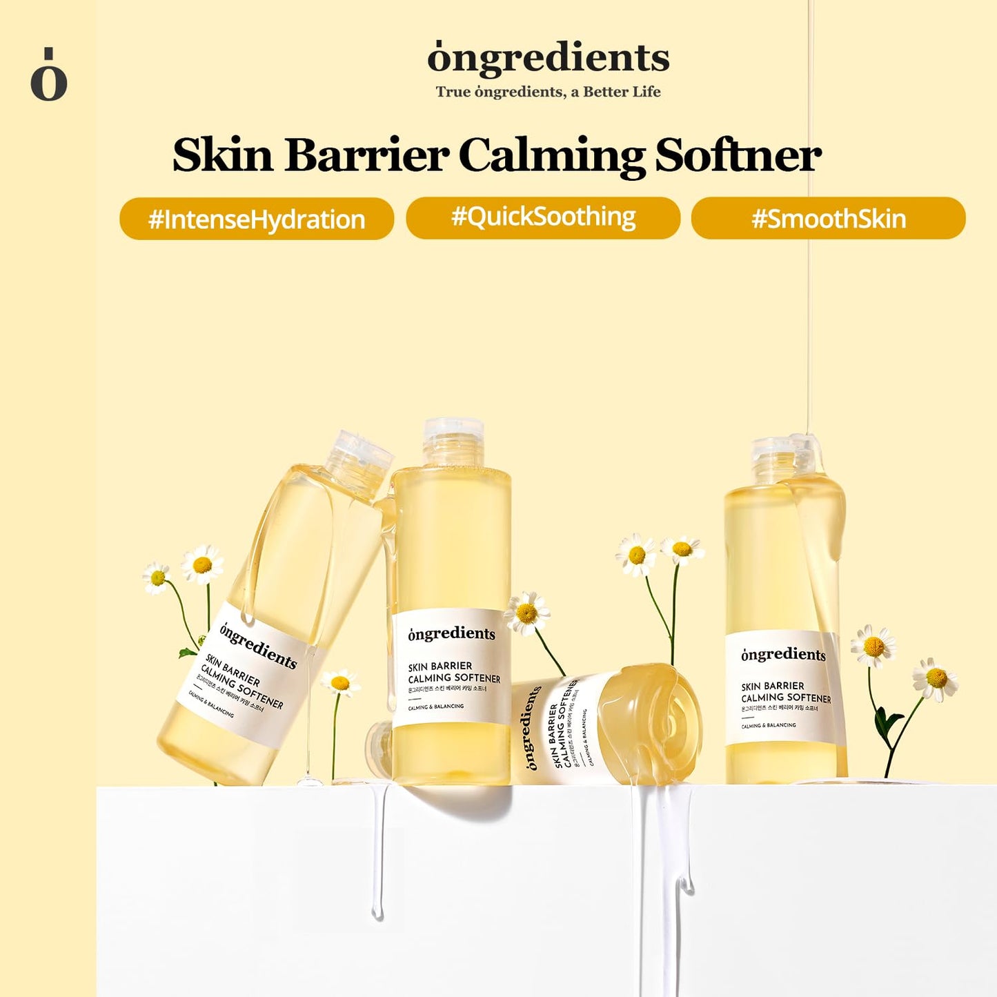 ONGREDIENTS Skin Barrier Lotion + Calming Toner I Hydrating, Soothing, Calming, Skin Barrier Care for Dry, Sensitive Skin I Vegan, Korean Skin Care