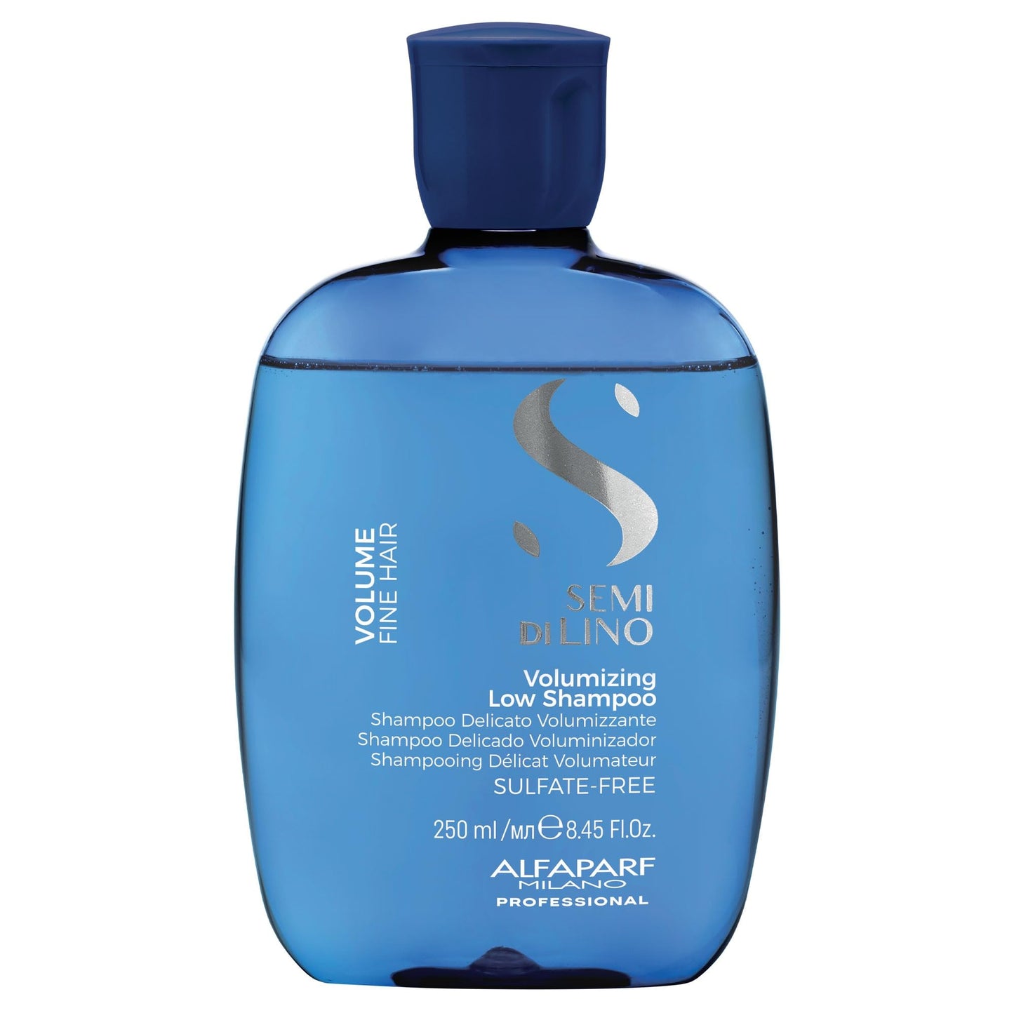 Alfaparf Milano Semi Di Lino Volume Shampoo For Fine Hair – Anti Frizz, Hair Thickening Shampoo to Add Volume & Body - Sulfate Free and Professional Salon Quality - Frizz Control Products (8.45 oz)