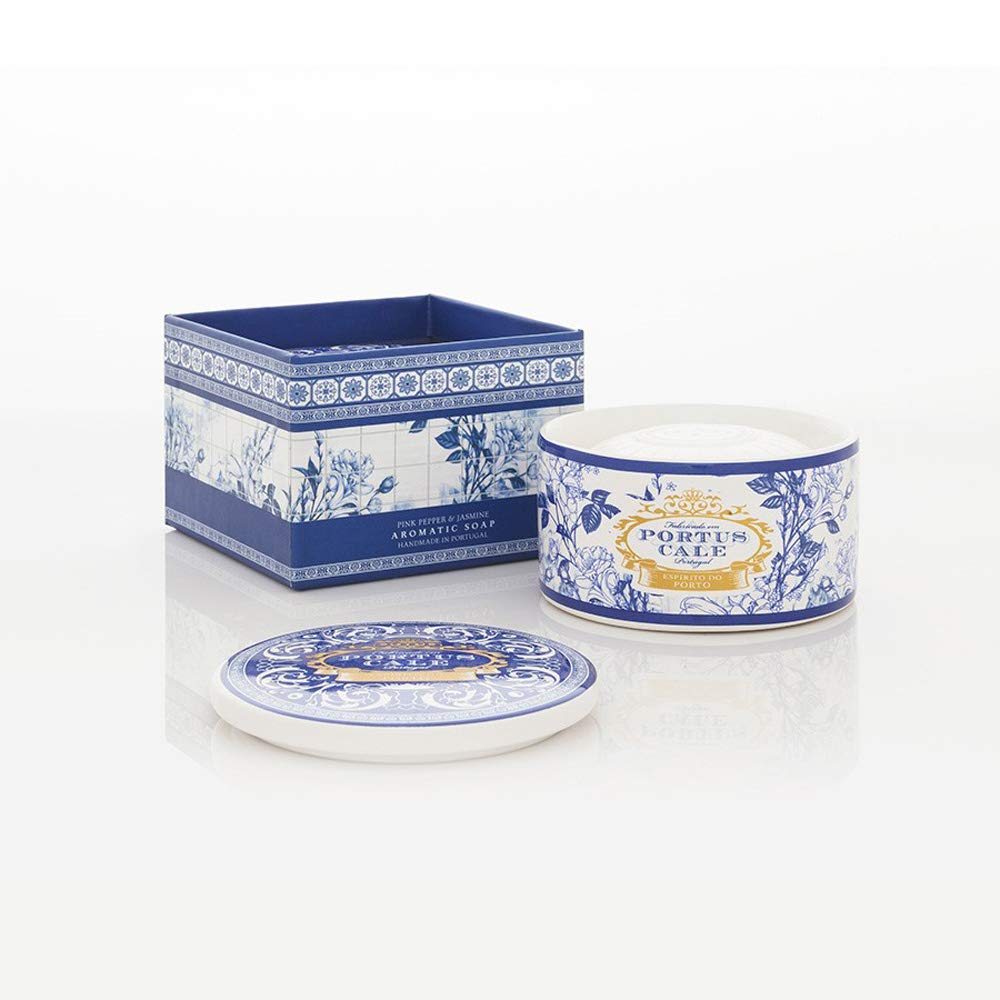 Portus Cale Pink Pepper & Jasmine Soap - Luxurious Jewel Box Gift Set
