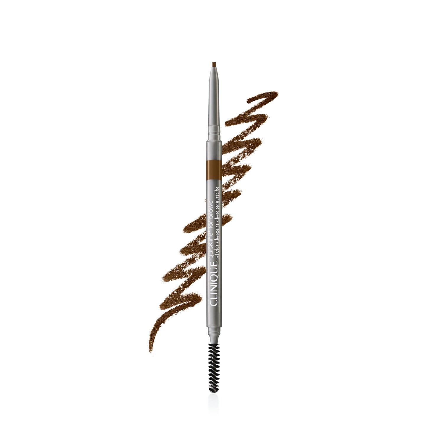 Clinique Quickliner For Brows Eyebrow Pencil | 8-Hour Wear, Smudge Resistant| For Natural-Looking Brows, Deep Brown, 1 Count