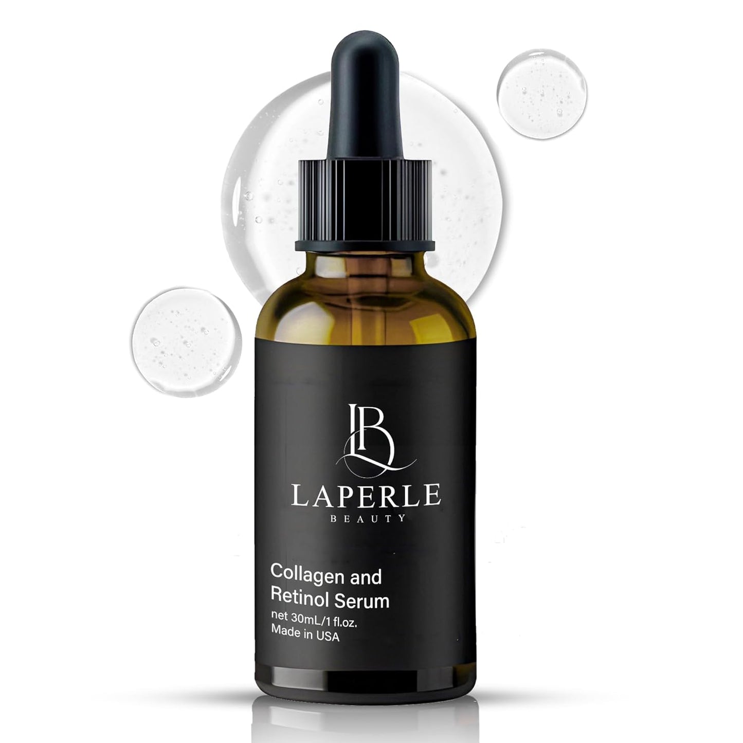 Collagen & Retinol Serum with Hyaluronic Acid - Anti-Aging Formula | 1 fl oz | Paraben-Free, Cruelty-Free