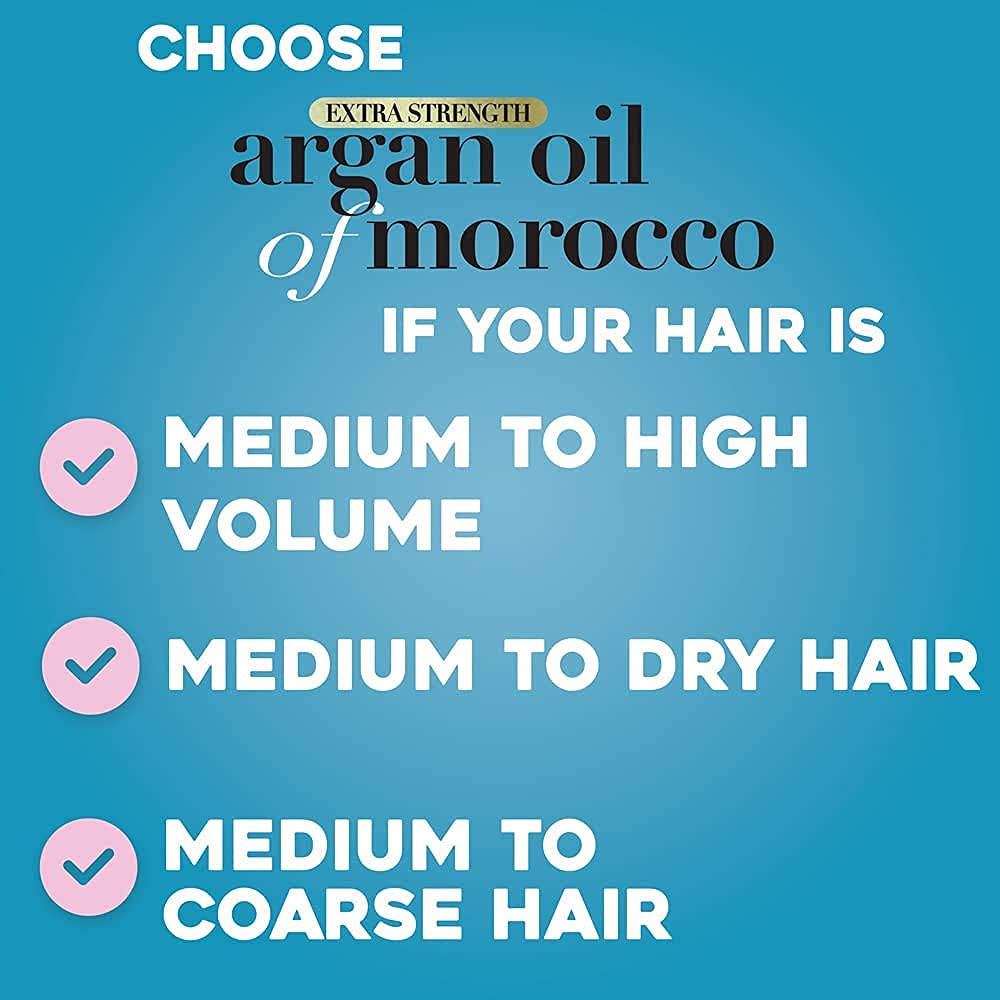OGX Extra Strength Hydrate Repair + Argan Oil of Morocco Hair Mask Deep Moisturizing Conditioning Treatment, Citrus, 6 Ounce