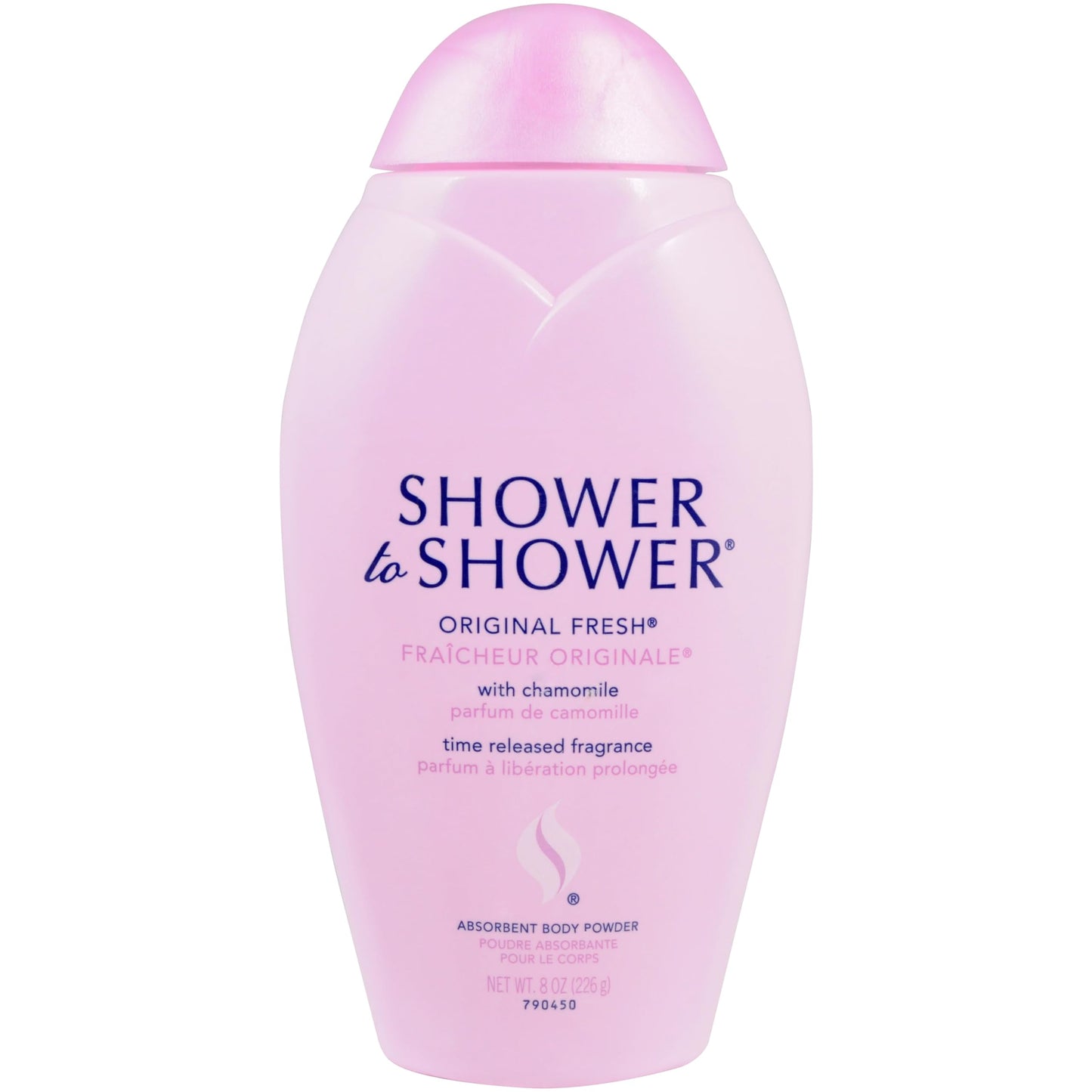 Shower to Shower Original Fresh Body Powder with Chamomile for Men & Women, Talc Free, Sweat Absorbing, Prevents Chafing & Odor, Deodorizing All Over Body Powder, 8 Ounces (Pack of 4)