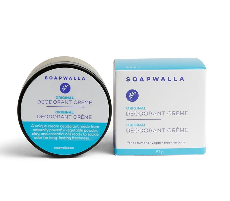 Soapwalla Natural Aluminum-Free Deodorant Cream - Vegan, Cruelty-Free | Full Size 2 oz (57 g)