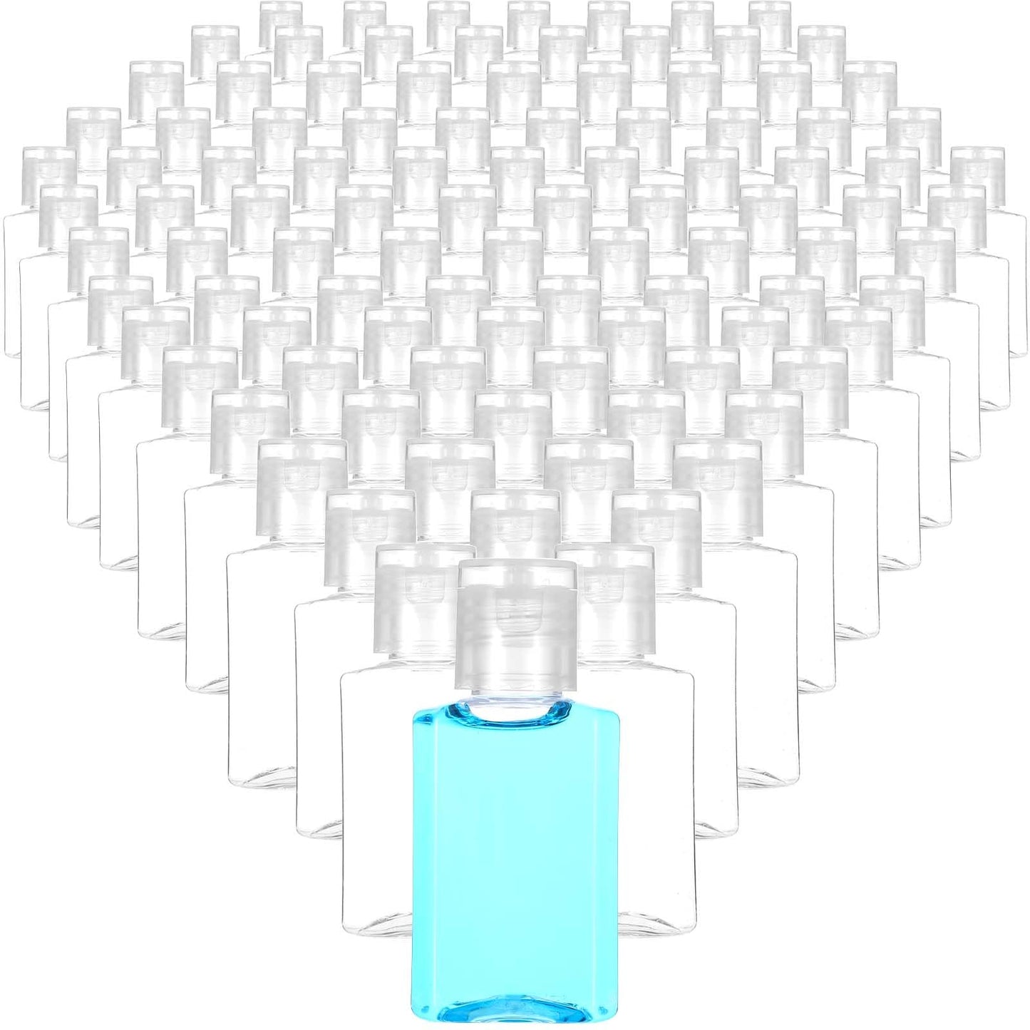 Tolare 120 Pcs Travel Bottles For Toiletries Bulk, 1 oz/30 Ml Travel Size Containers For Toiletries, Small Clear Plastic Lotion Bottles With Flip Caps, Leak Proof Squeeze Bottle For Shampoo