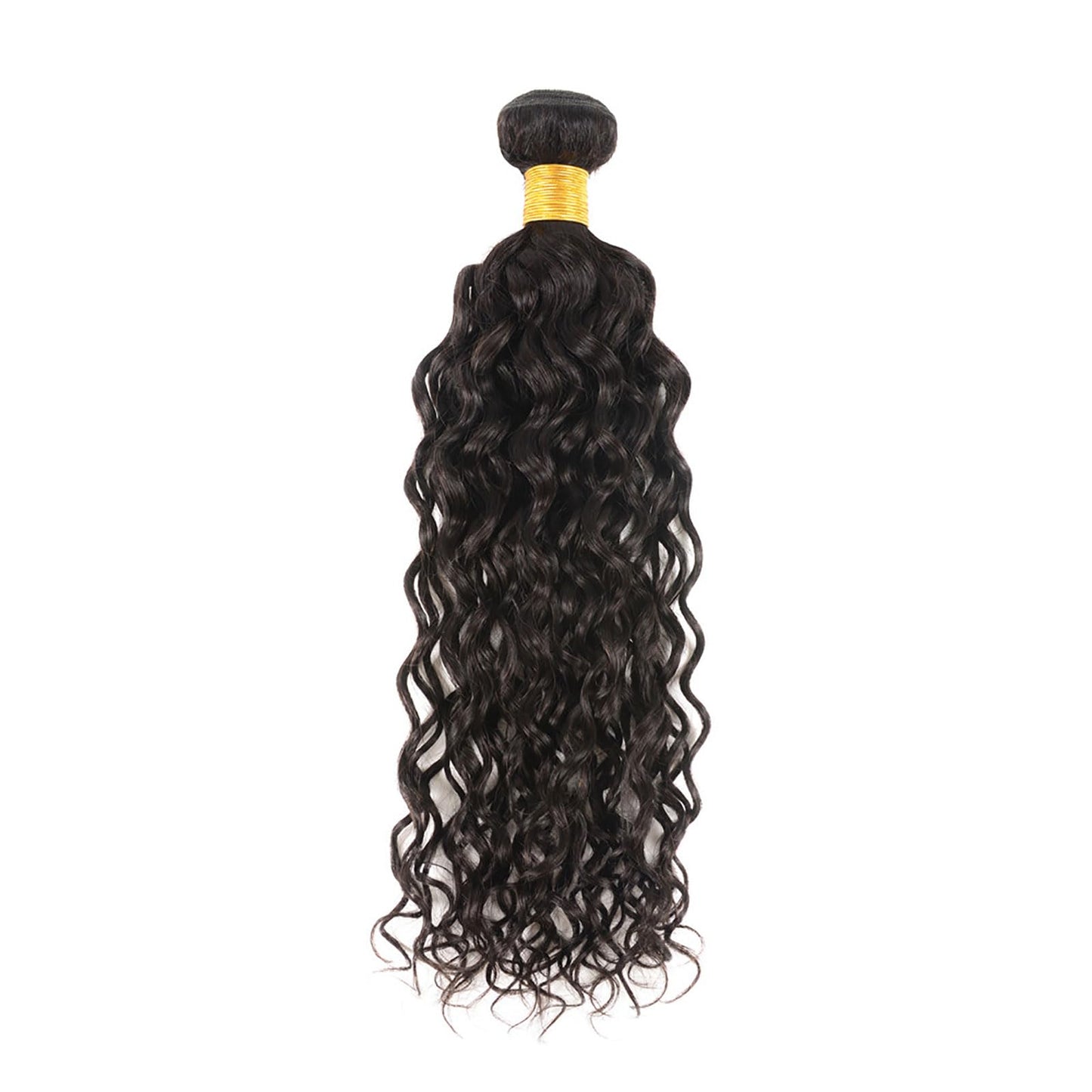 10A Brazilian Water Wave Human Hair Bundles, 100% Unprocessed Virgin Hair Extensions, 20 Inch Wet and Wavy Natural Color for Women, 1 Bundle