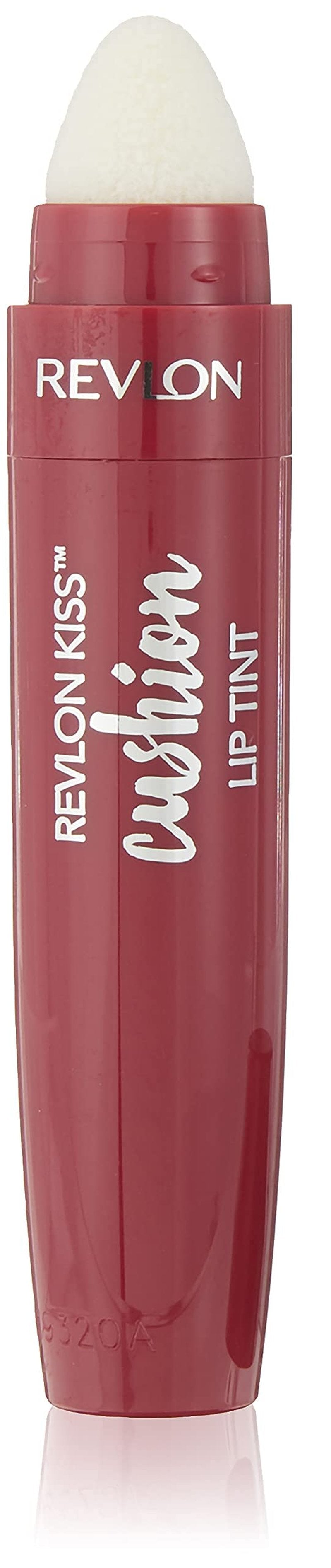REVLON Kiss Cushion Lip Tint Lipstick, Naughty Mauve