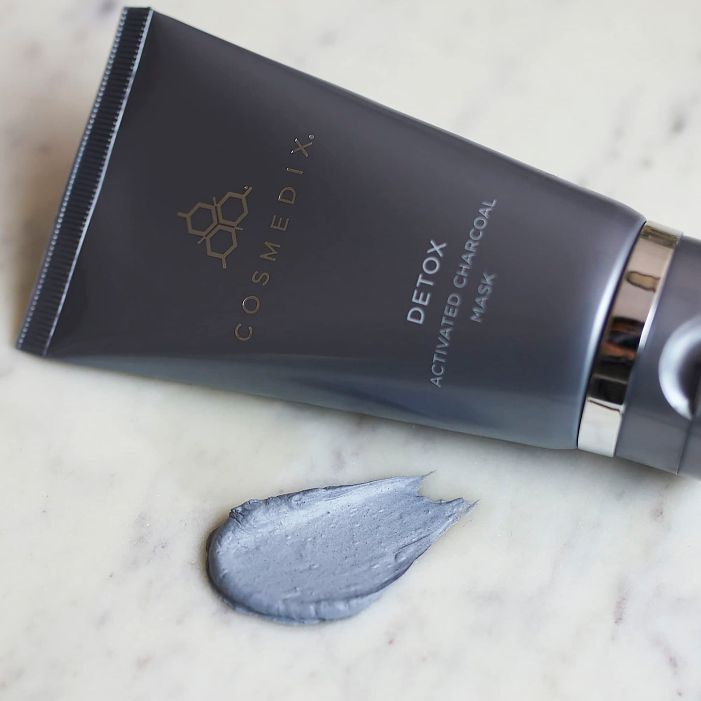 COSMEDIX Activated Charcoal Detox Mask - Gently Exfoliates Skin - Cleanses Away Age-Accelerating Pollutants and Removes Everyday Impurities - Reveals Flawlessly Fresh Complexion - 2.6 oz