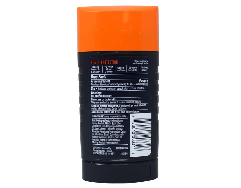 Right Guard Xtreme Defense Antiperspirant Deodorant Arctic Refresh All-Day Scent 2.6 oz (Pack of 3)