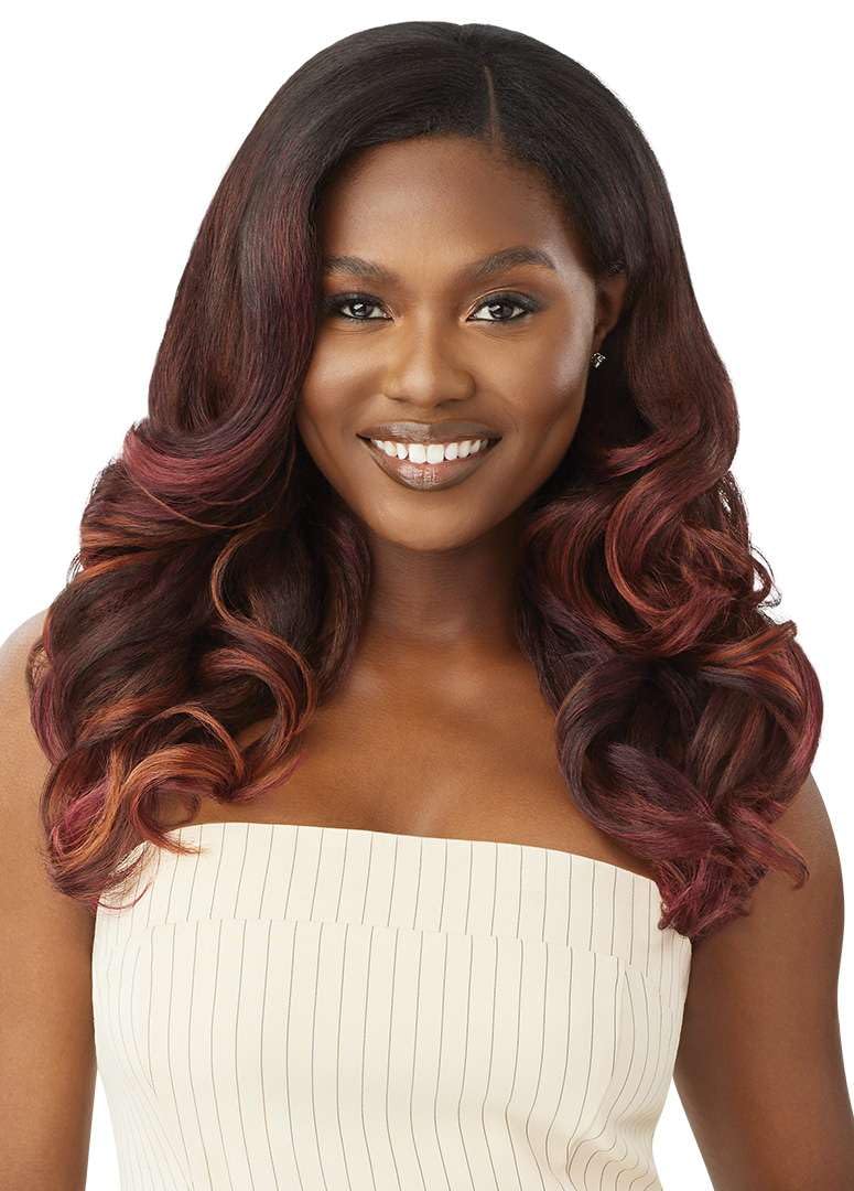 Outre Big Beautiful Hair - Leave Out Wig - Dominican Body Curl 20" (DR GINGER TOFFEE)