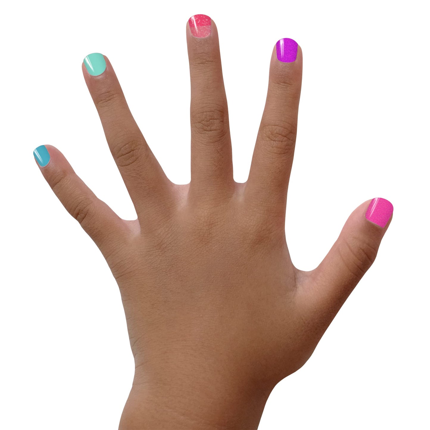 Piggy Paint | 100% Non-Toxic Girls Nail Polish | Safe, Cruelty-free, Vegan, & Low Odor for Kids | Happy Girl (6 Polish Set)